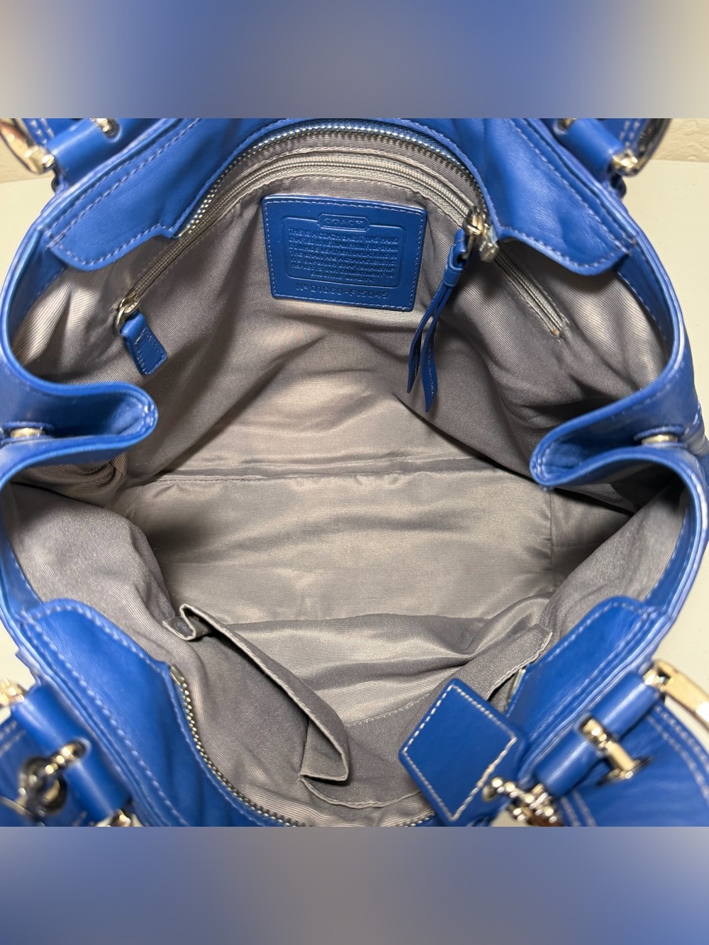 Coach Buckle Soho Pleated Shoulder Bag - Picture 10 of 13